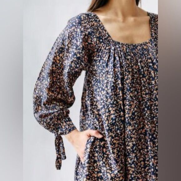 Mirth Pueblo Swing Maxi Dress in Bonfire, Size Small - Picture 4 of 14